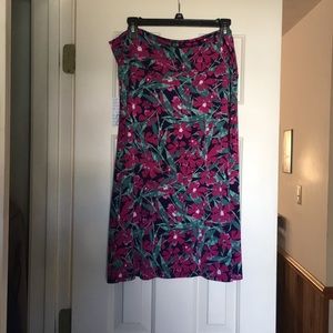 LuLaRoe Azure skirt 2X NWT flower print